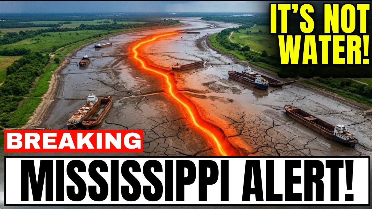 Mississippi River DROPS 47% in 72 Hours — Ancient Fissures EXPOSE 60,000-Year-Old Secrets