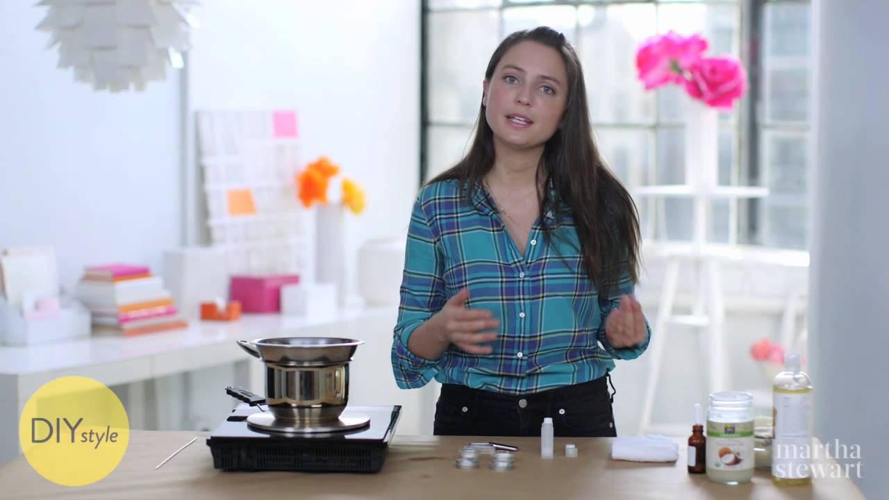 All-Natural Homemade Lip Balm - DIY Style - Martha Stewart