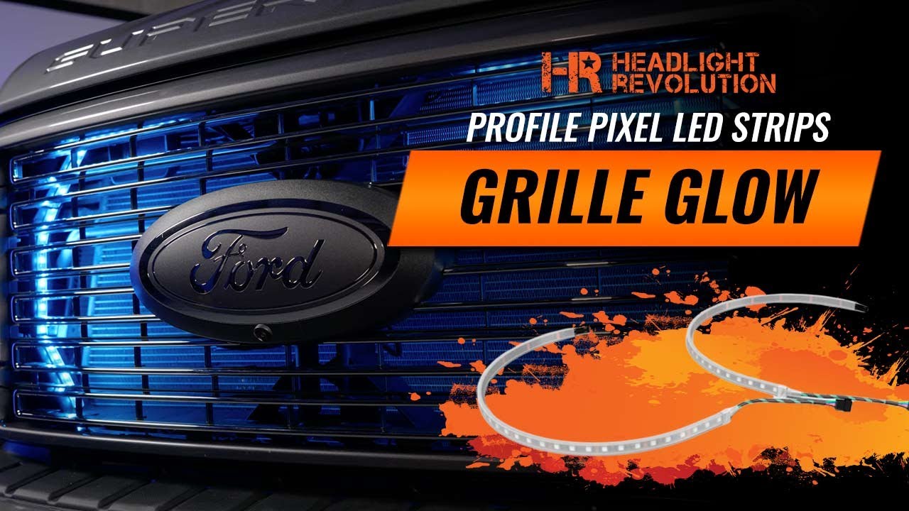 Profile Pixel Grill Glow LED Kit; Works on Super Duty, F150, Silverado, Tundra, & more!