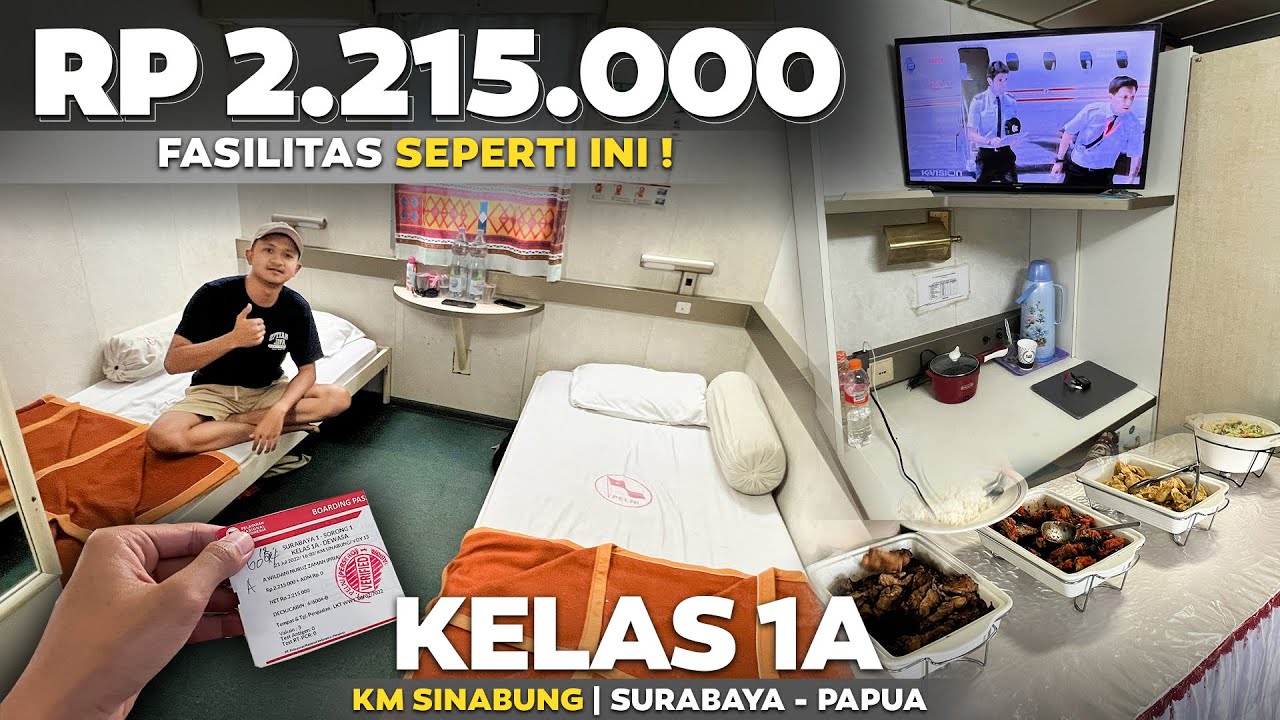 RP 2.215.000 DAPAT FASILITAS & SERVICE SEPERTI INI ‼️6 Hari 5 Malam Naik Kapal Surabaya - Papua Ep.2