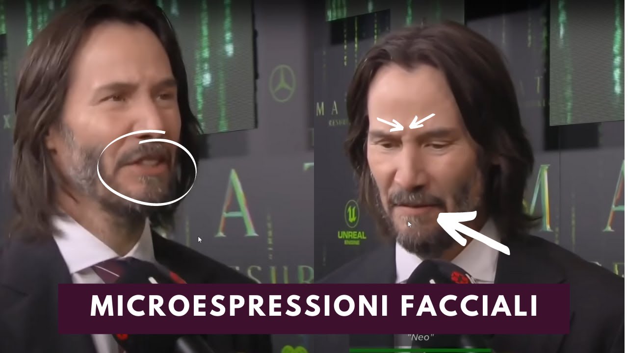 Keanu Reeves ANALISI MICROESPRESSIONI FACCIALI