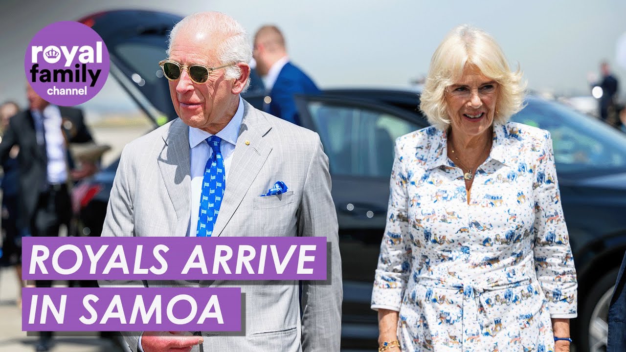 WATCH: King and Queen Arrive in Samoa for Commonwealth Summit