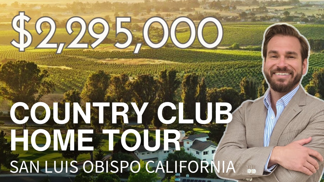 Country Club Estate LUXURY HOME Tour | San Luis Obispo California