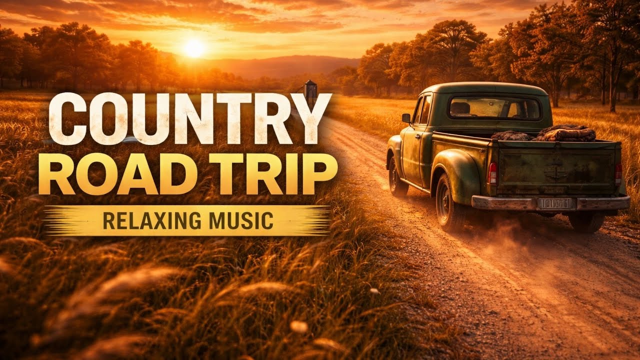 Country Roads & Sunset Vibes | Relaxing Country Music Playlist | Backroad Country