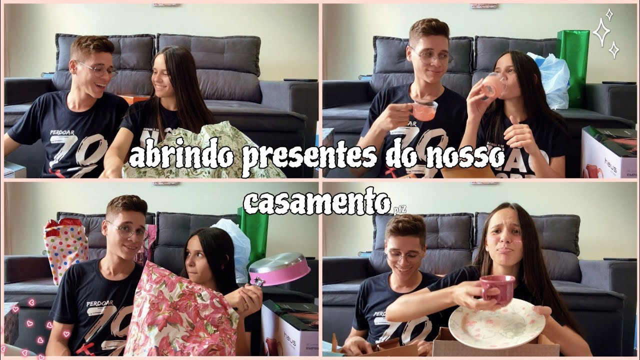 ABRINDO NOSSOS PRESENTES DE CASAMENTO EP:2 ❤️💍🎁-Ruth Martins