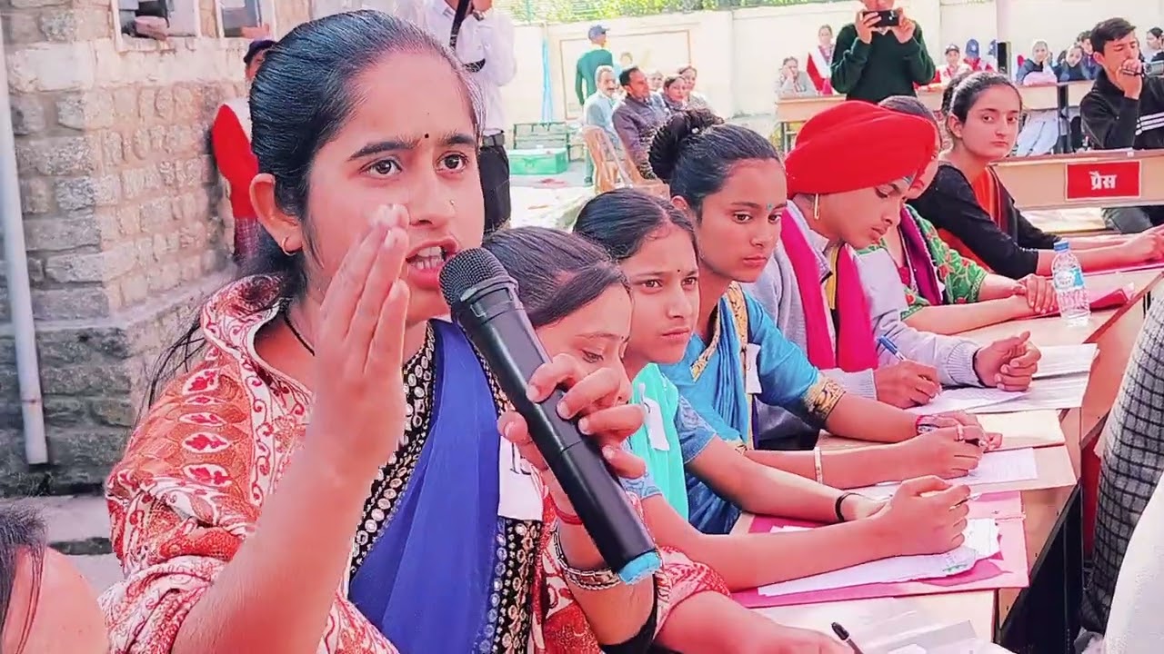 Youth Parliament by the students of GMSSS, Mehla, District Chamba (H.P.)