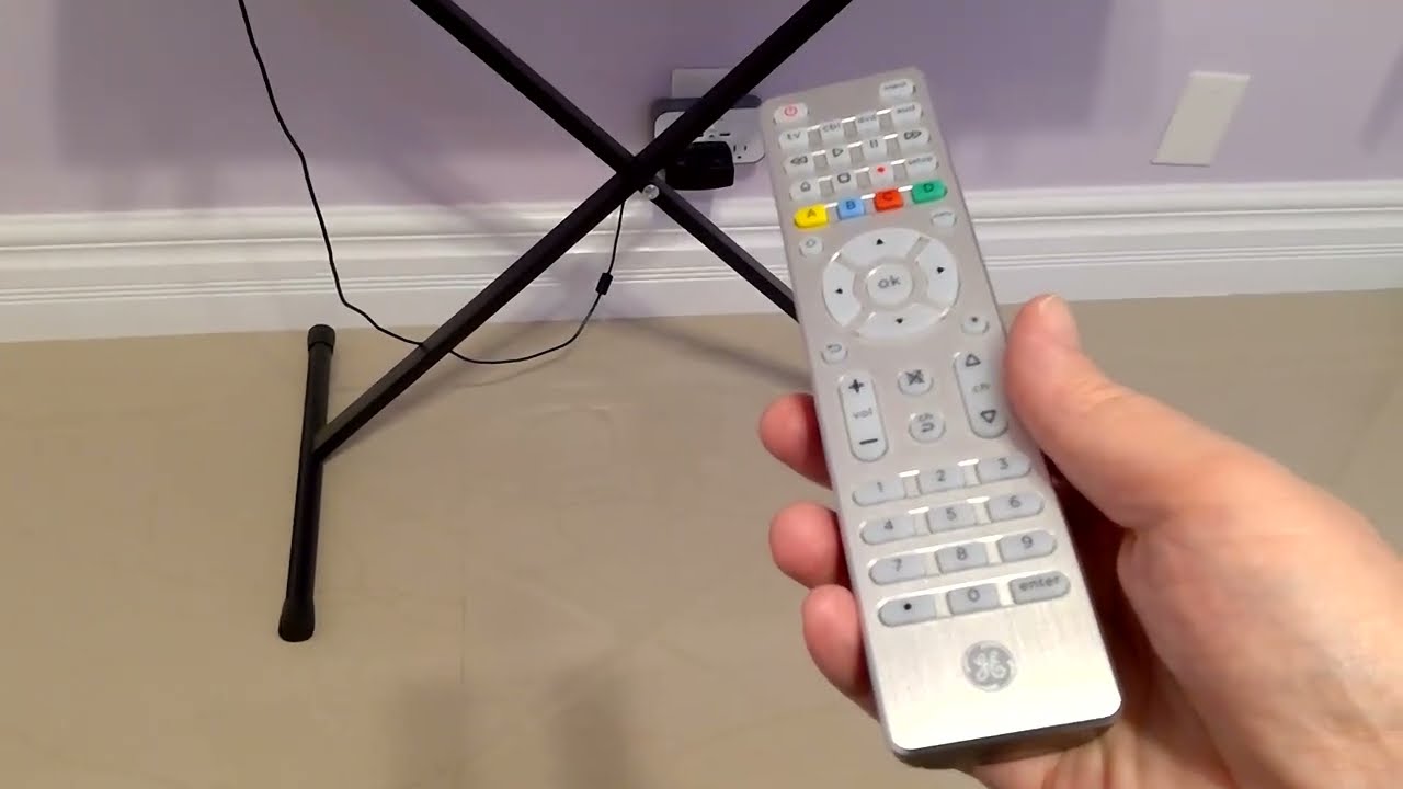 Programming an older Panasonic TV with an Inexpensive Universal Remote