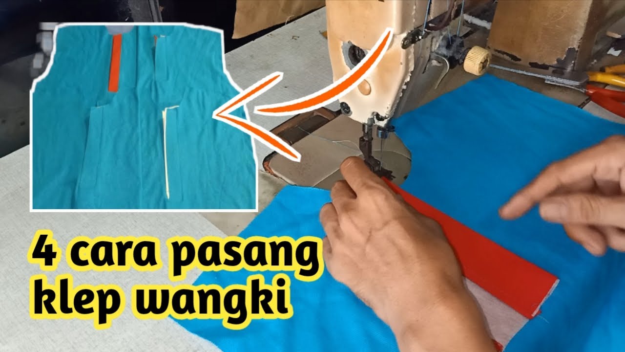 4 tips ‼️ cara menjahit klep wangki || untuk pemula