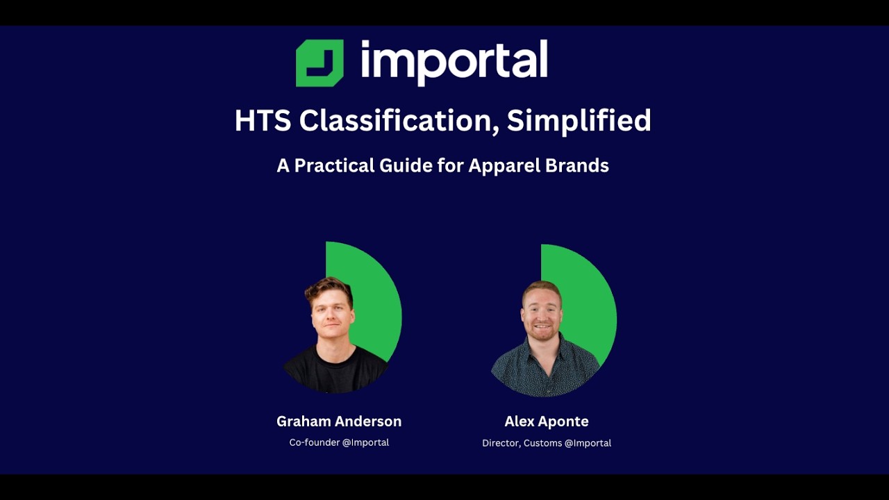 HTS Classification  Simplified  A Practical Guide for Apparel Brands