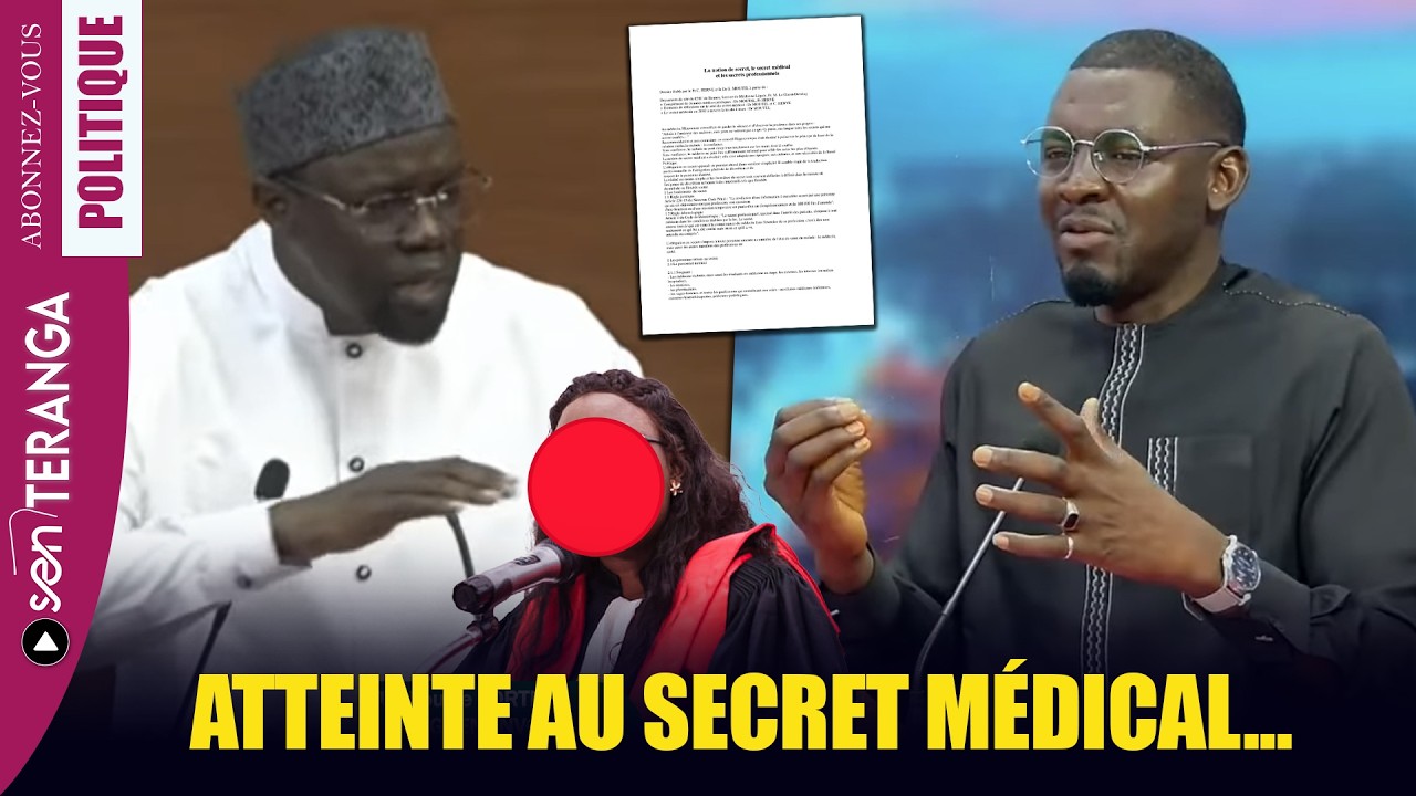 Atteinte au secret médical : Ce que la loi dit, Juriste Thioune apporte des précisions de tailles