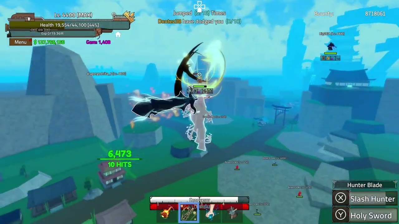 King Legacy PvP part 2 bounty hunting