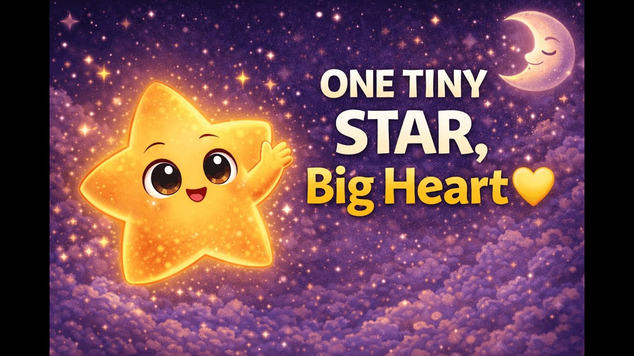 A Tiny Star Who Learned to Shine ⭐ | Calm Bedtime Story for Kids 🌙 | Moral Story