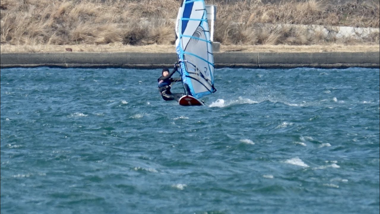 windsurfing slalom 2025/02/04 Yosiigawa