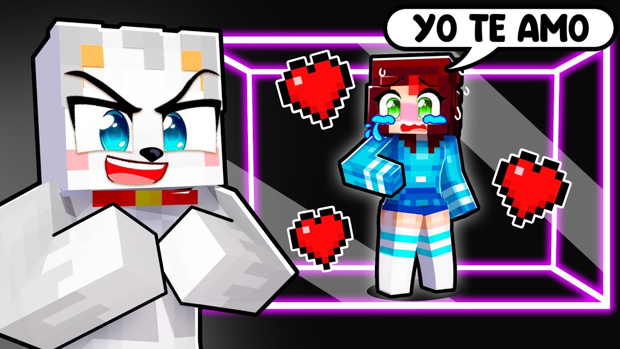 ENCERRE a Mi FAN LOCA por 24 HORAS en Minecraft 😱😥