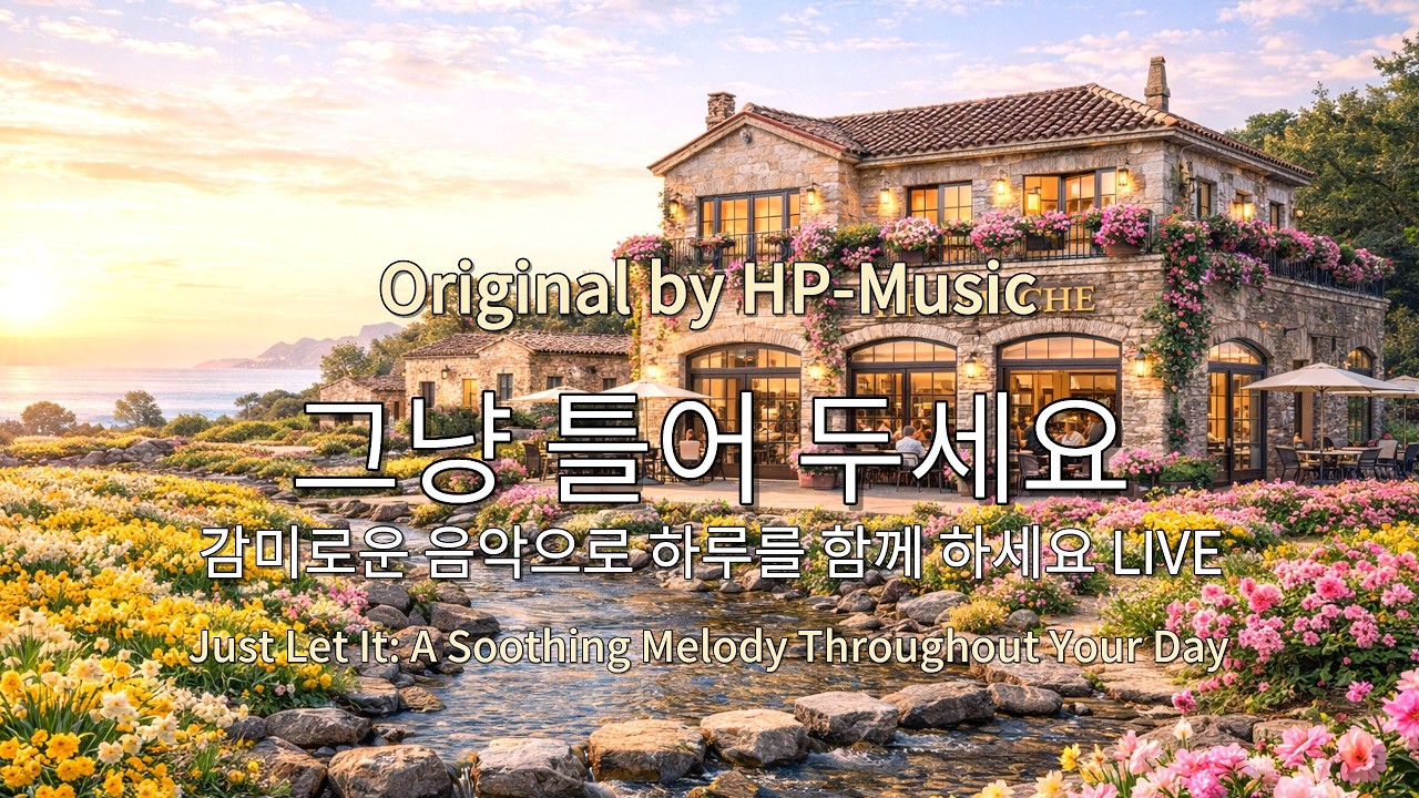 🎧그냥 틀어 놓으세요🎵 마음이 편해지는 감미로운 감성 팝- Just Let It Playlist Live 260303
