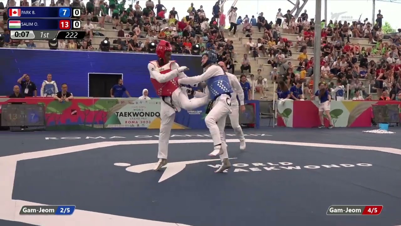 222 Round of 16 MEN M  58KG CAN PARK B  HUN SALIM O