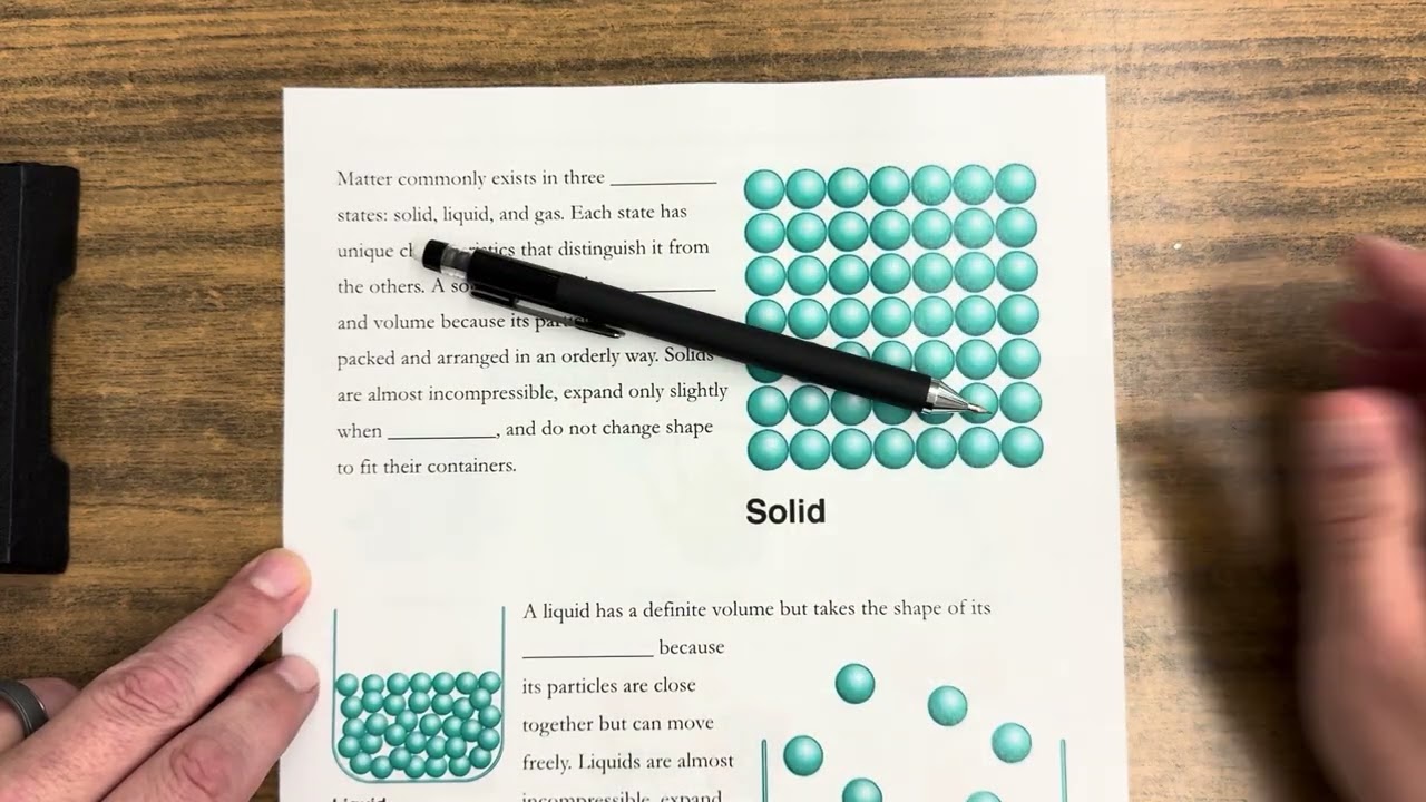 Properties of Matter Lecture