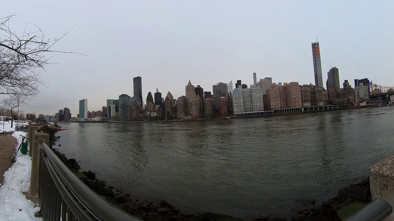 VR360 Travel 10 min Break Time in NYC (Roosevet Island New York)
