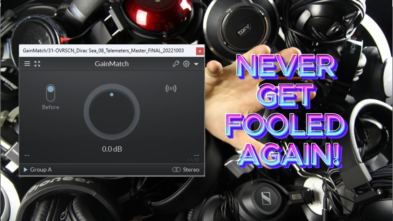 Mixing or mastering on headphones? Use this trick to stop volume creep!