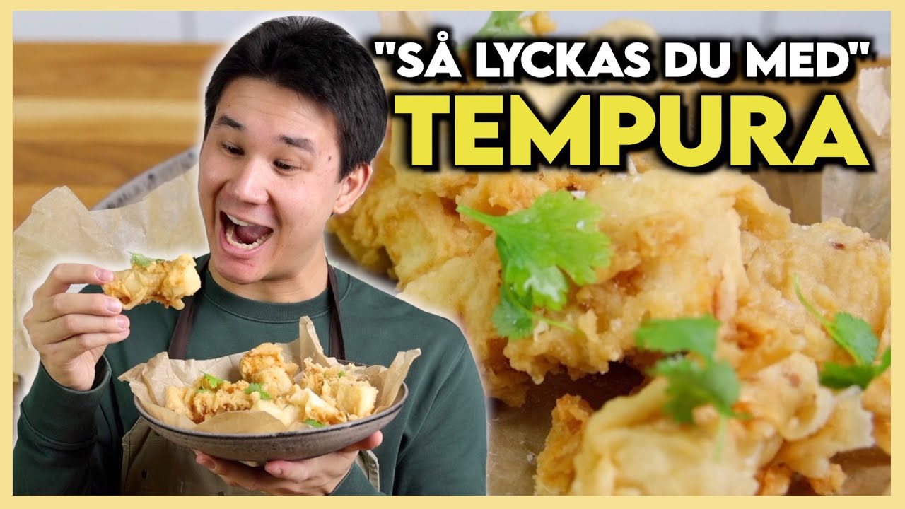 Tempura Friterad Fisk!