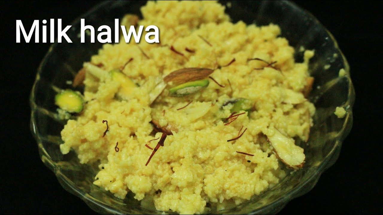 Milk halwa recipe - Halwa recipe - Milk halwa - How to make milk halwa