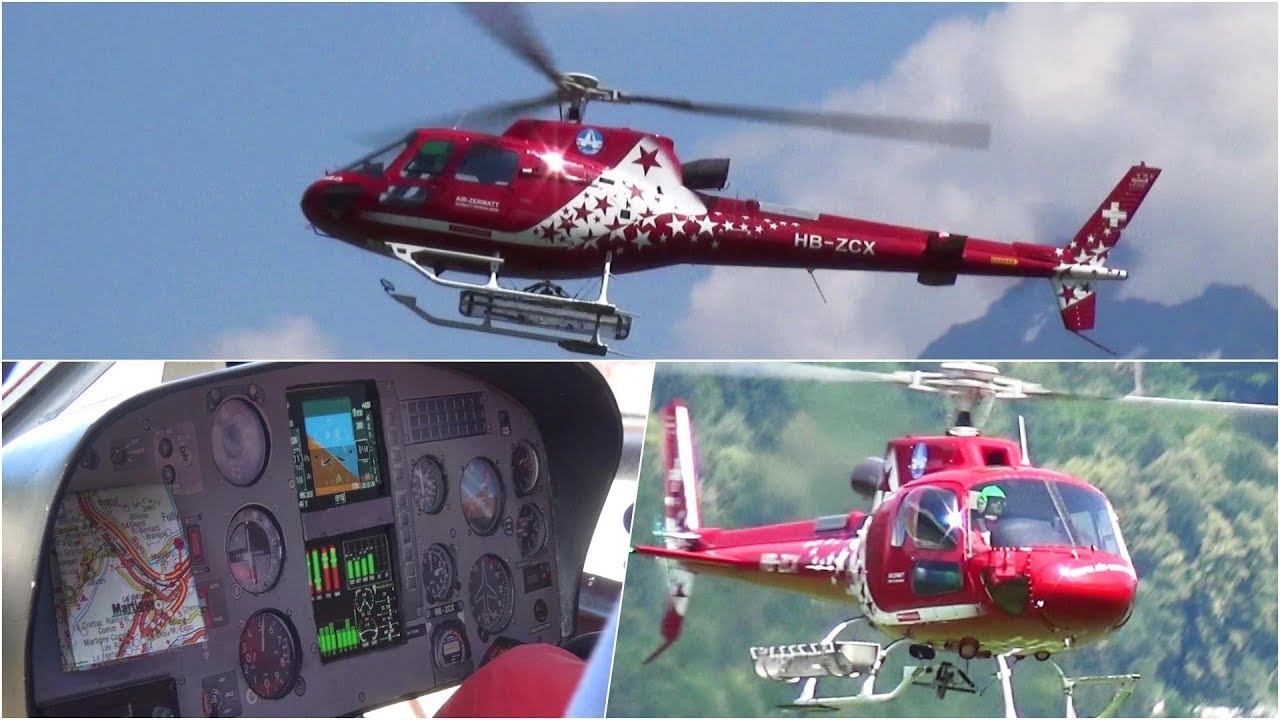 Extremely high detailed RC Cockpit and RC Helicopter AS 350 Ecureuile