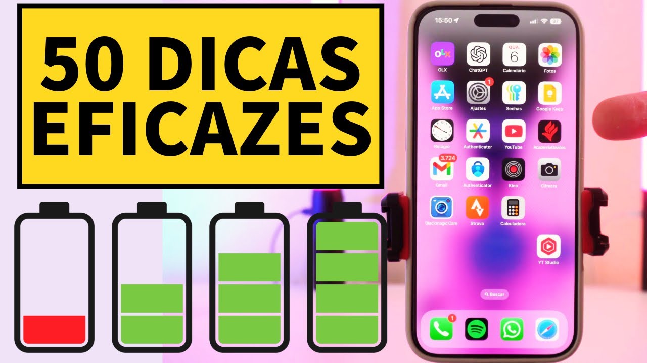50 dicas para economizar bateria no iPhone