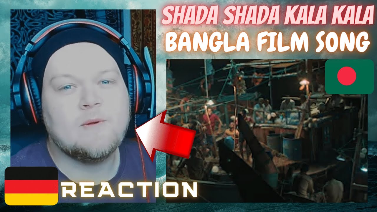 JUST RHYTHM | 🇧🇩 Shada Shada Kala Kala | Hawa Film Song | GERMAN Reaction