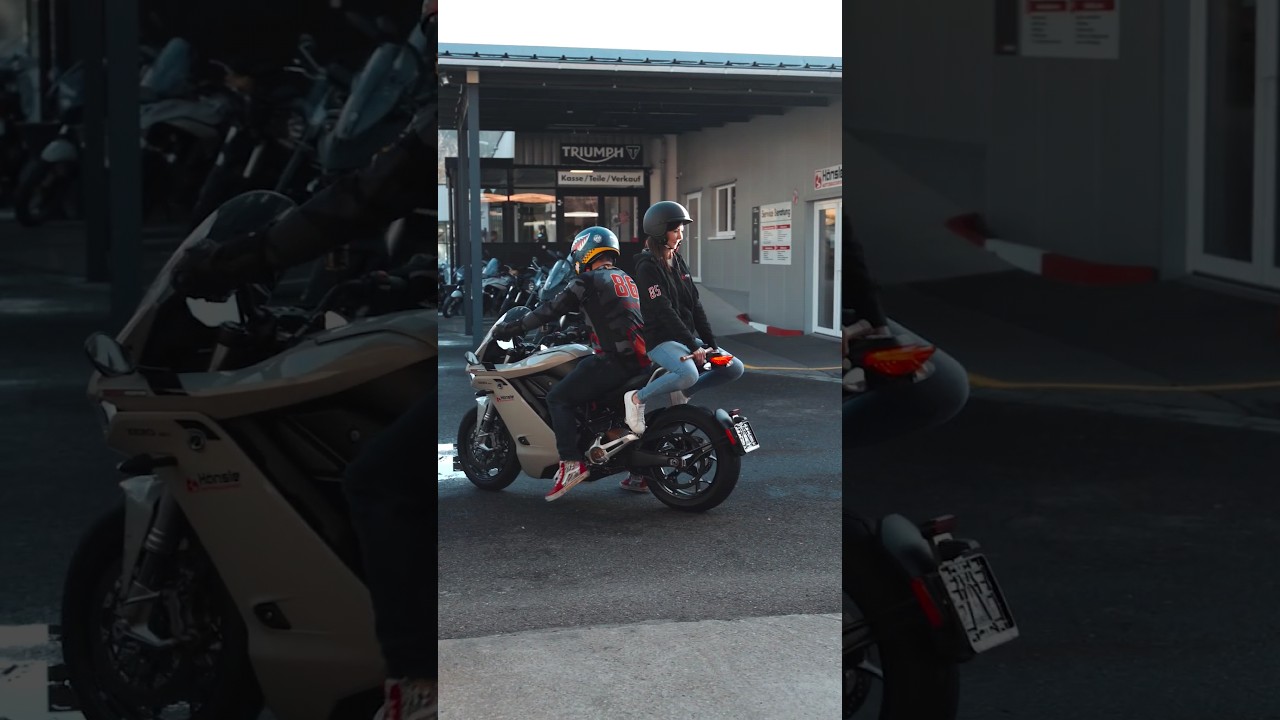 Zero SR/S park distance control #zeromotorcycles #srs   #motorcycle #motorrad #parking #funny