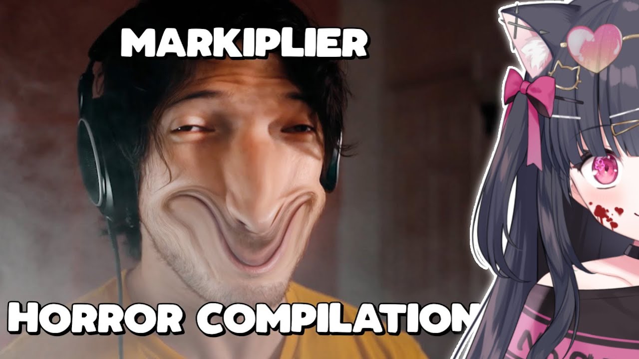 MARKIPLIER SPOOKY SCARY HORROR COMPILATION REACTION