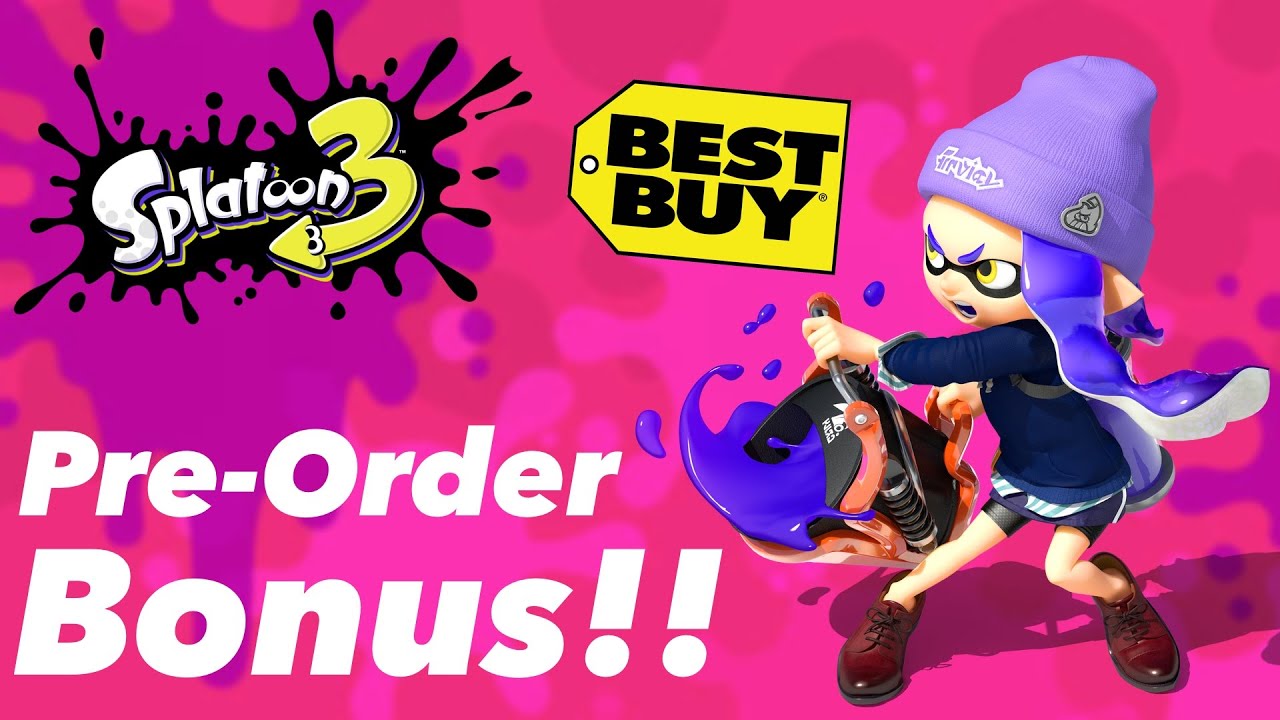 Best Buy Exclusive Pre-Order Bonus For Splatoon 3 Announced