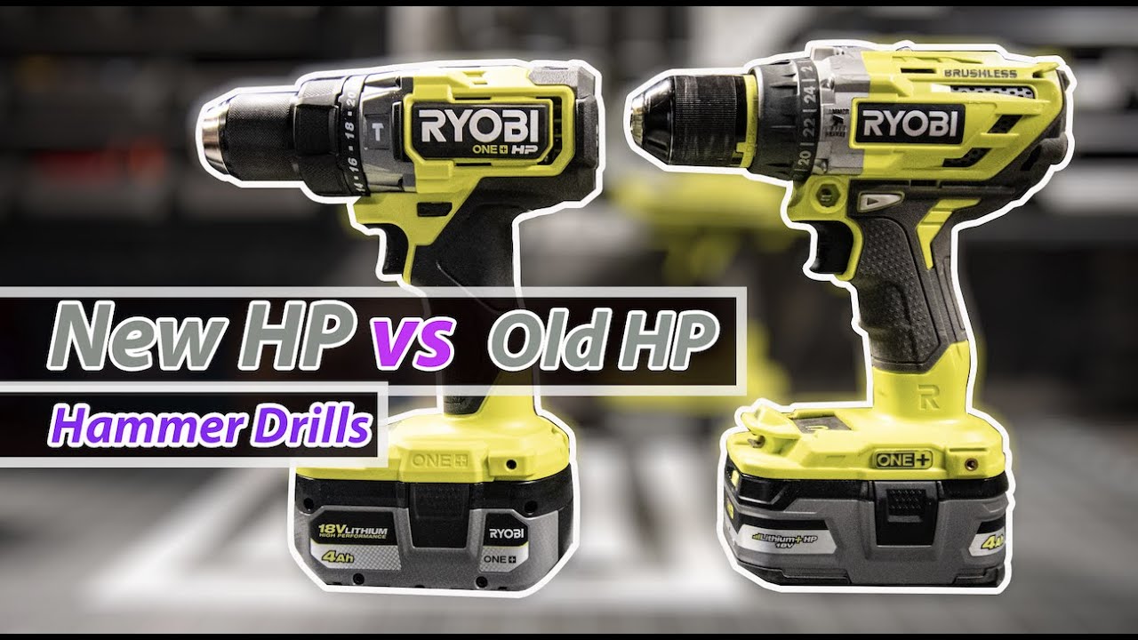 New Ryobi HP  vs Ryobi P251 (Hammer Drills)