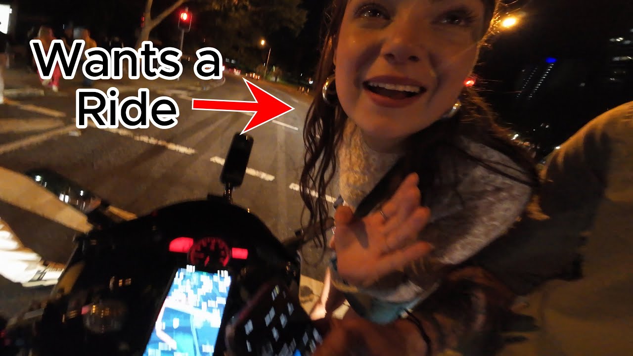Crazy Motorcycle Ride Through Brisbane's Party Zone