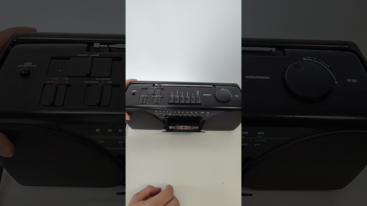 Винтажная радиокассетная магнитола Grundig RR 367 ретро стаф магнитола из 90 в 2026 работает 🔥👍✅