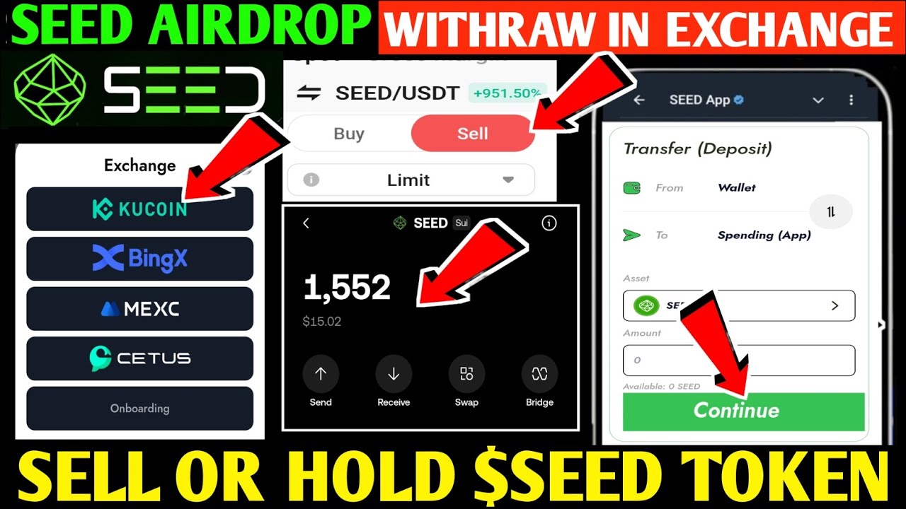 SEED Coin Listed | Seed Airdrop Claim And Withdraw Full Process | Seed Airdrop Withdraw | Gas Fee ?