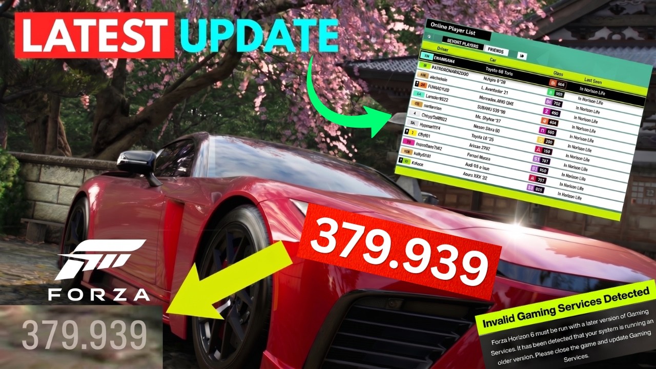 Скачать последнее обновление Forza Horizon 6 (379.939)