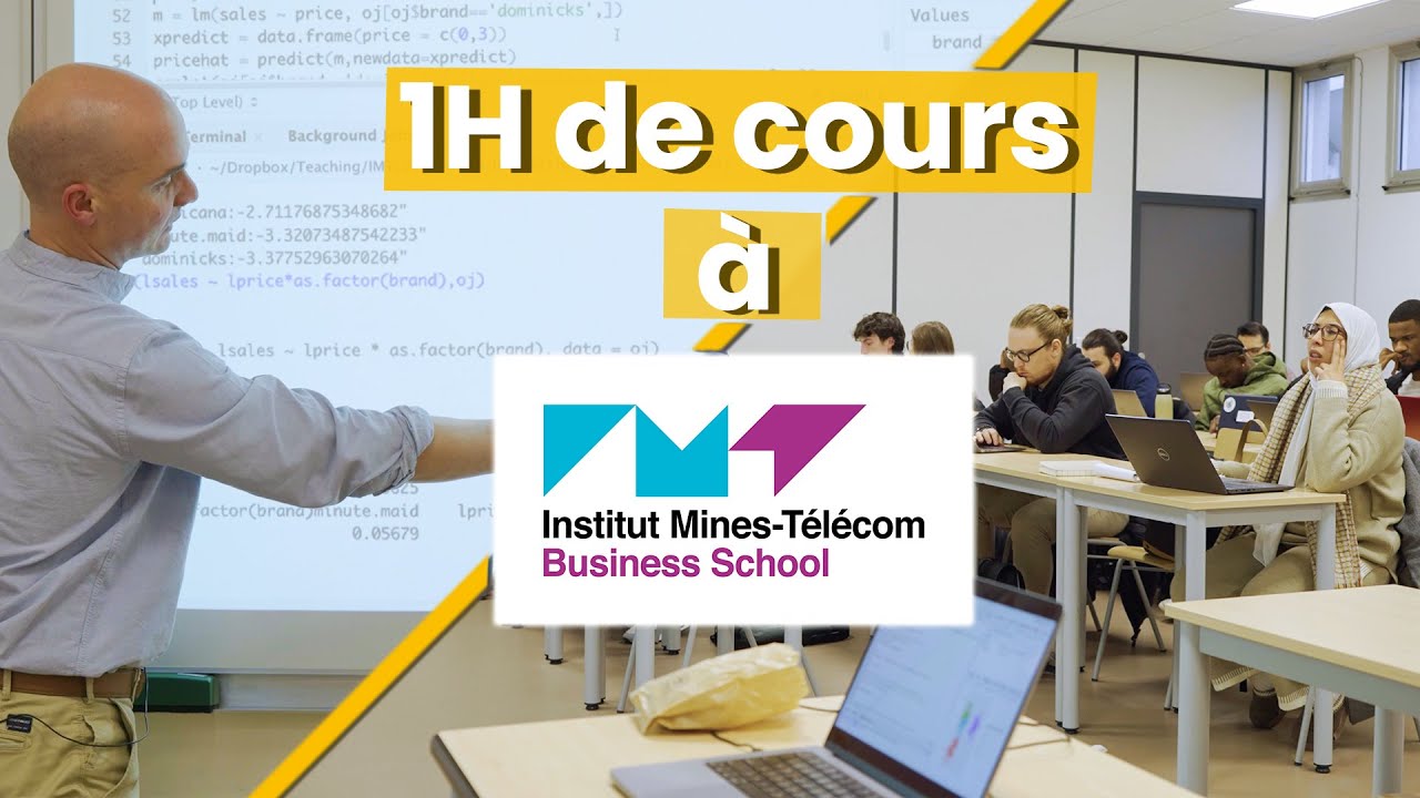 1h de cours data/IA en école de commerce !