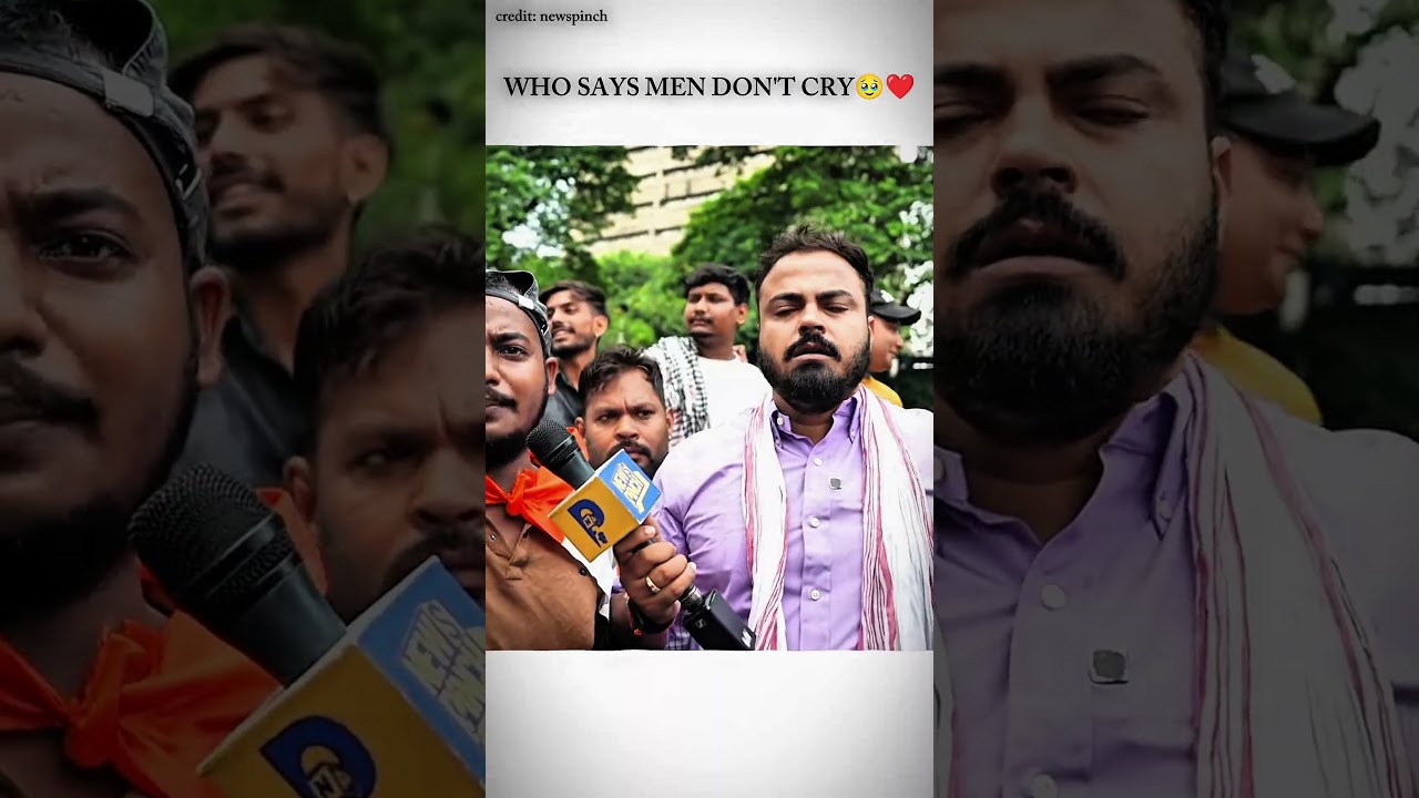 FEEL THE EMOTIONS🥹❤️ @TheNewsPinch #genz #delhi #news #india #respect