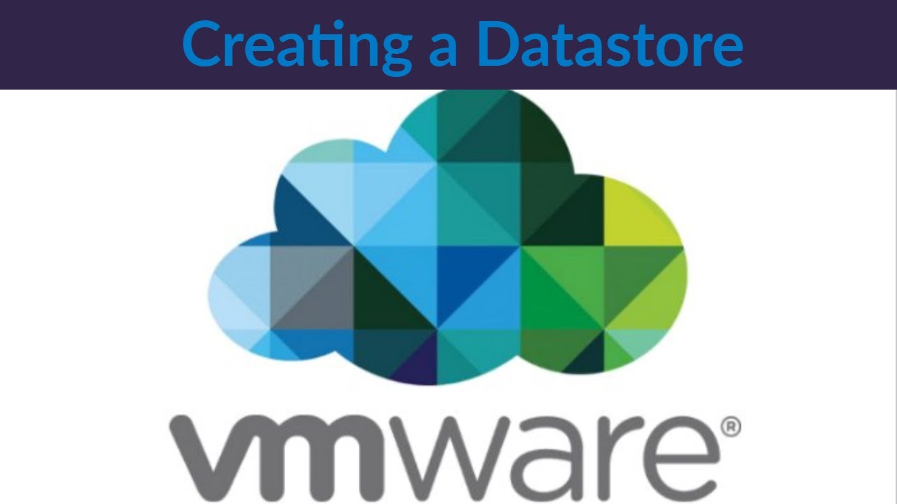 Создание хранилища данных на VMWare ESXi