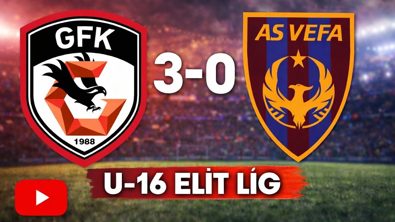 ELİT U-16 LİGİ/ GAZİANTEP FK - AS VEFA SPOR