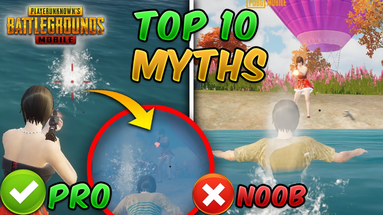 Top 10 Mythbusters in PUBG MOBILE | Tips And Tricks PUBG Myths #5