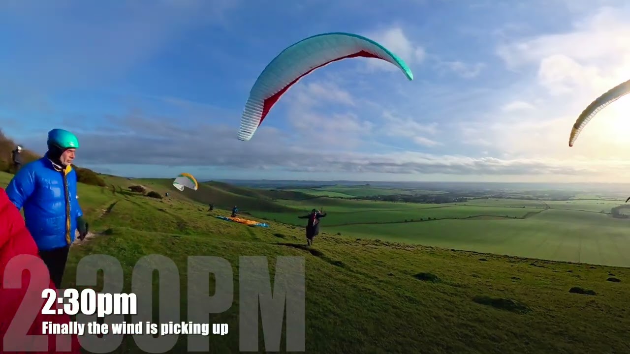 Milk Hill White Horse - Wave Day