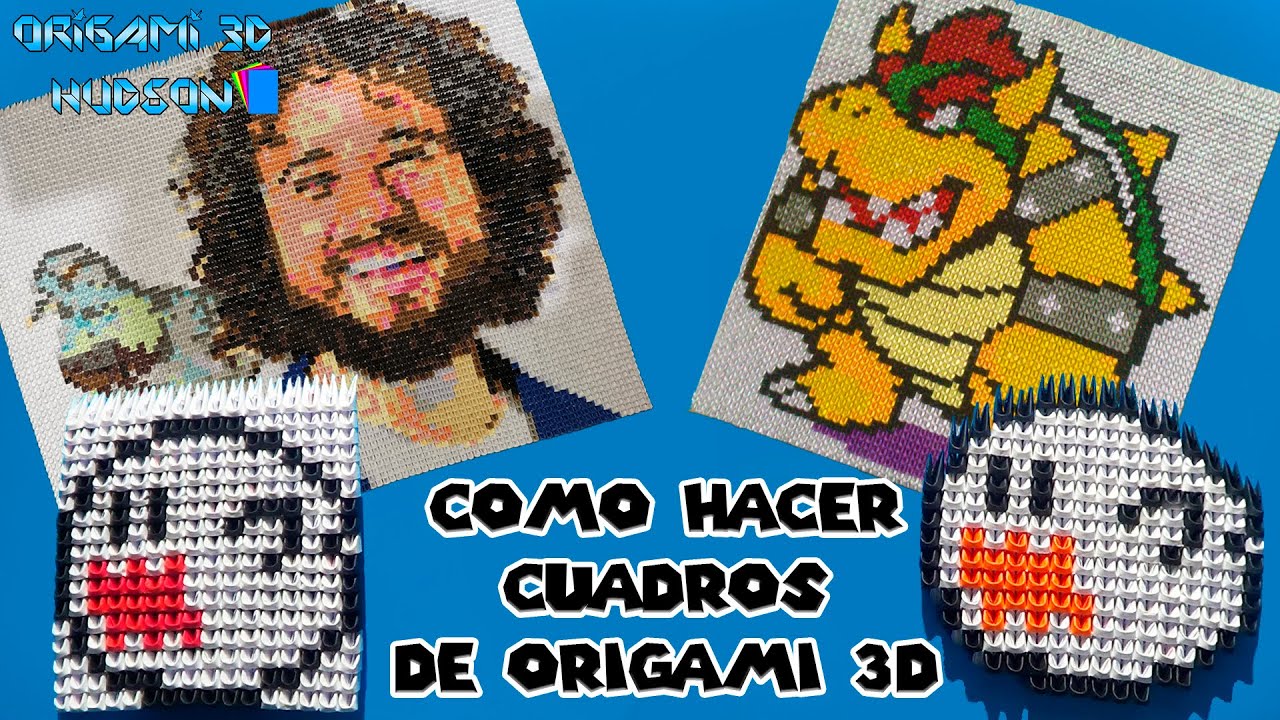 Origami 3D Como hacer cuadros