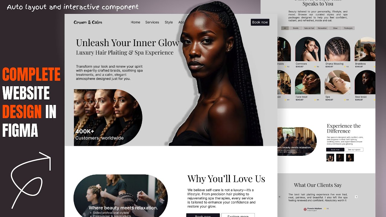 Complete 2026 Website Landing Page Design Tutorial in Figma | UI UX Design challenge