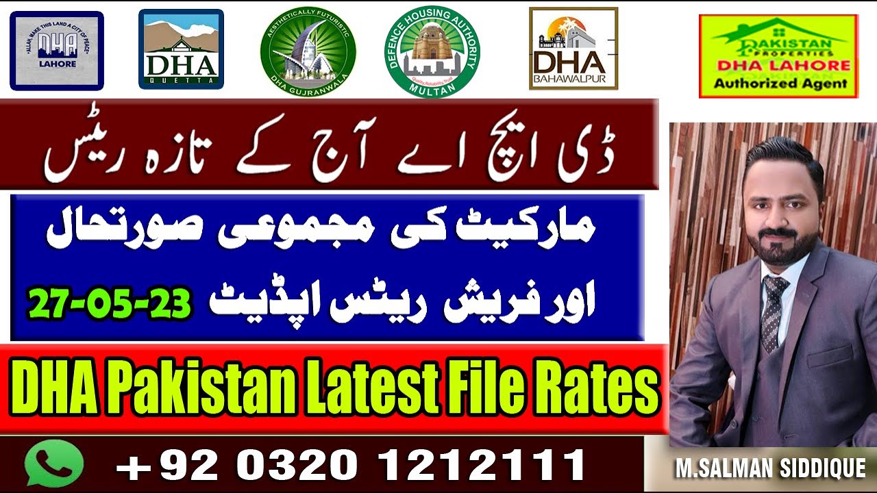 DHA Pakistan Weekly Rates Updates | 27-05-23 | All DHA Current Prices | Pakistan Properties