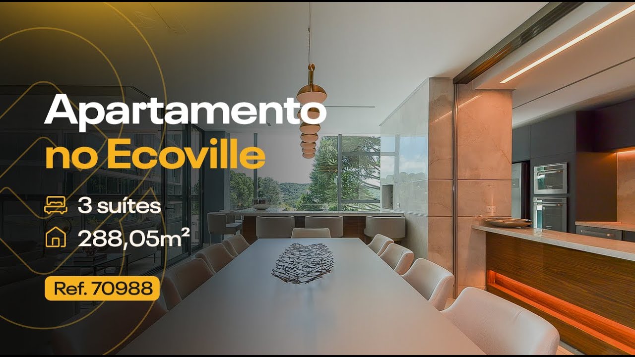 Apartamento com 3 suítes no edifício Bluh, no Ecoville - JOTA8 Imóveis