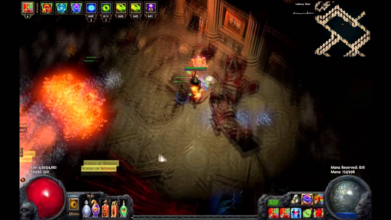 Path of Exile - DoT Iron Commander T14 Palace Map