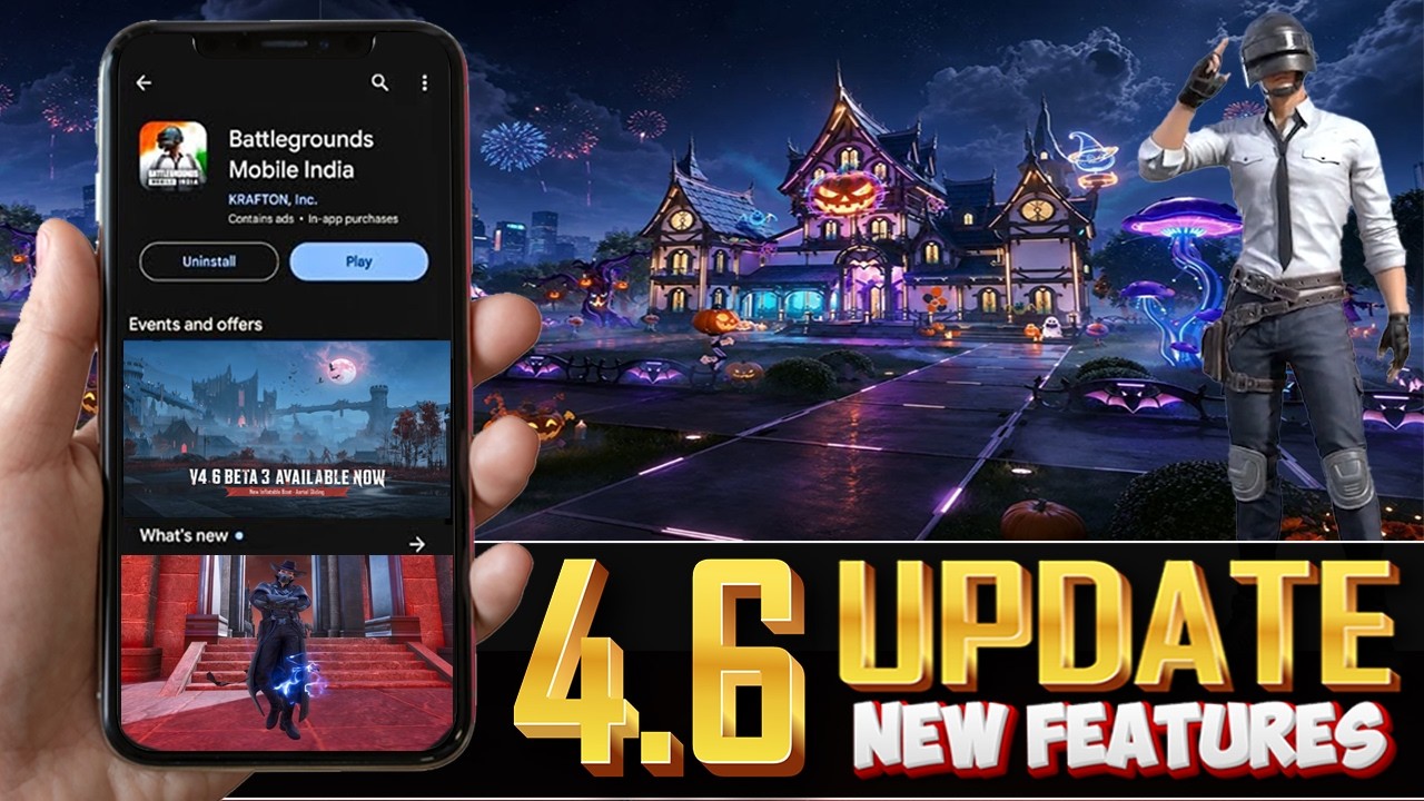 BGMI 4.6 UPDATE : MIDNIGHT HUNTER SECRETS, ALL NEW CLASSIC CHANGES - NATURALYT