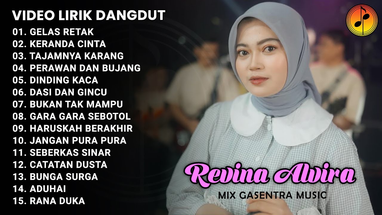 GELAS RETAK - KERANDA CINTA | VIDEO LIRIK DANGDUT NOSTALGIA REVINA ALVIRA GASENTRA PAJAMPANGAN