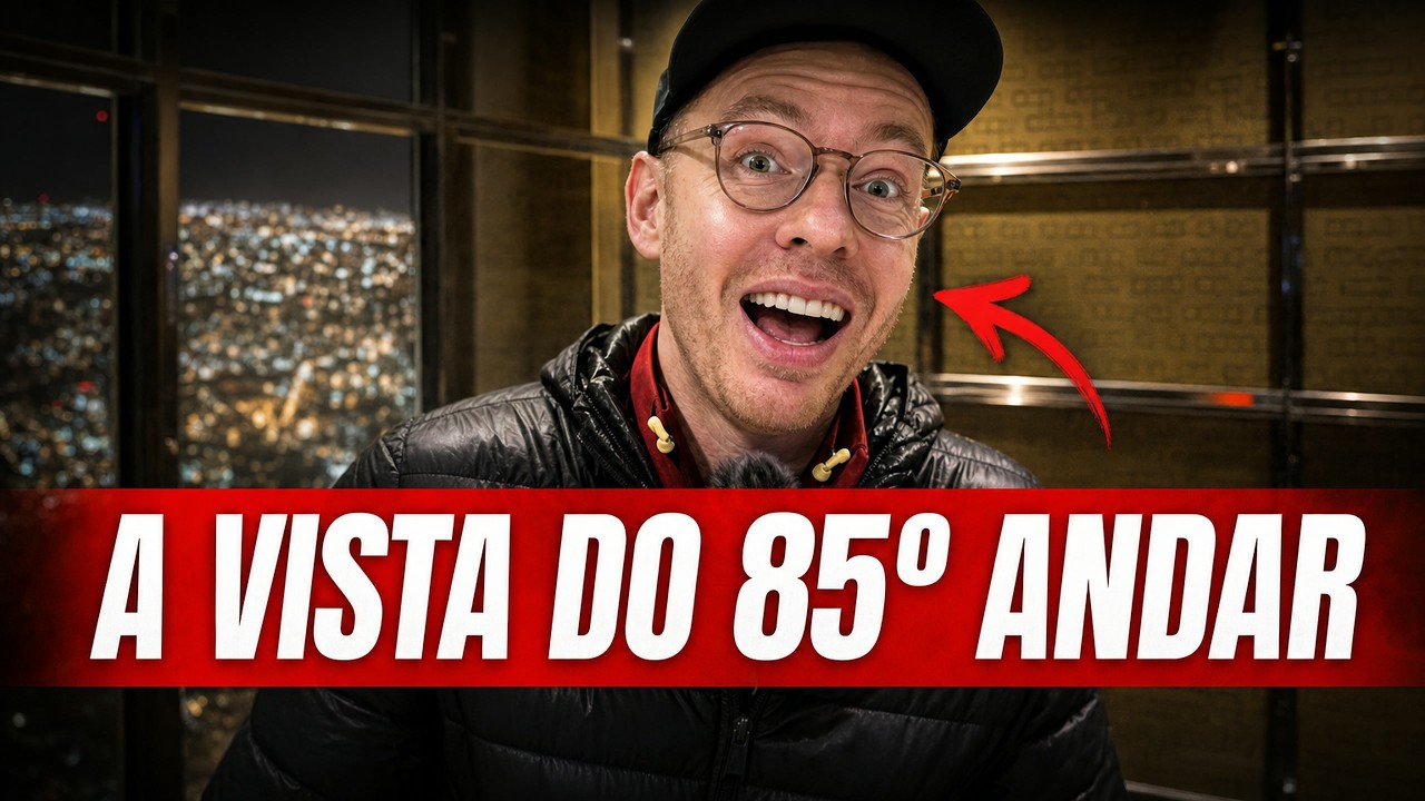 O LUXO DE XANGAI: VISTA INCRÍVEL DO 85º ANDAR
